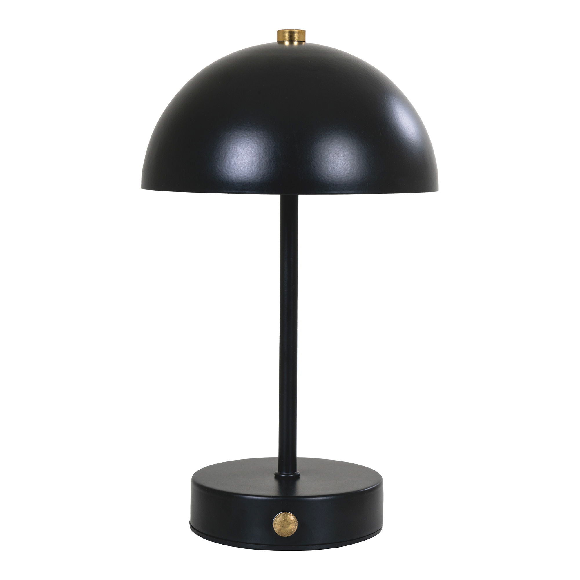 Holt LED Tischlampe – Metall, kabellos & dimmbar, Ø15×25 cm